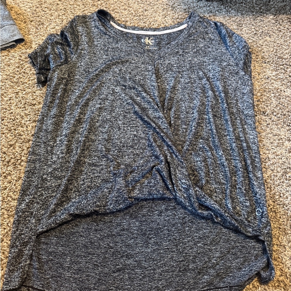 Calvin Klein Charcoal Short Sleeve Tee
